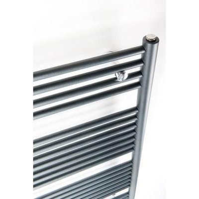 Instamat Nera radiateur sèche-serviettes, h 1130 x l 450 mm, 6 connexions ½", y compris supports muraux, couleur drs1 gris