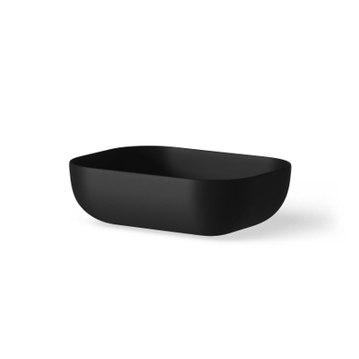 Looox sink collection opzet waskom rechthoekig 45x32,5cm matt black