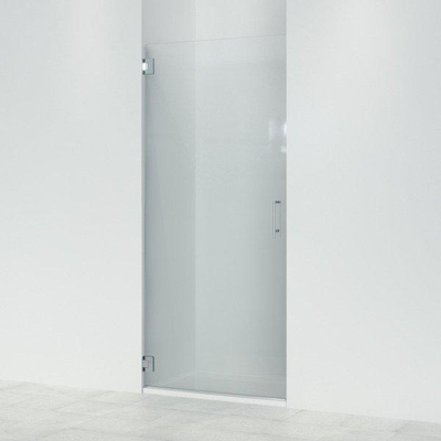 Marenza Neptune Porte de douche - 100x200cm - sans profil - verre de sécurité - anti-calcaire - chrome