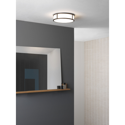 Astro Mashiko Round 300 Plafonnier 30x30x9cm IP44 douille E27 bronze