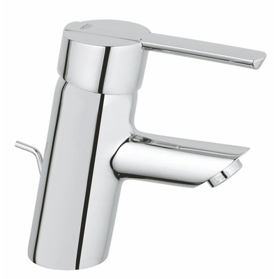 GROHE Feel wastafelkraan - s-size - opbouw - voorsprong 10.5cm - met trekwaste - chroom