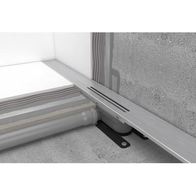 Easy drain R-line Clean Color douchegoot wall 100cm RVS