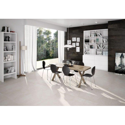 ÉCHANTILLON Cifre Cerámica Carrelage de sol et mural Neutra Cream Aspect béton Mat Crème