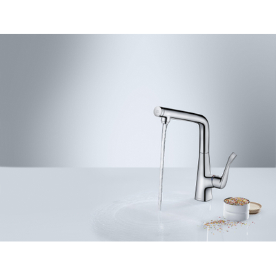 Hansgrohe Metris Select M71 Eengreeps keukenmengkraan - 320 - hoogglans chroom