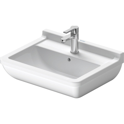 Duravit Starck 3 Philippe Starck - 3 wastafel - 55x42cm - wondergliss - wit