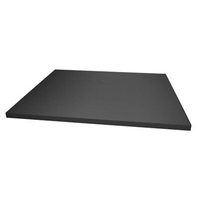 Xenz Flat Plus receveur de douche 90x100cm rectangle ébène (noir mat)