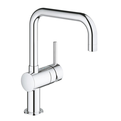 GROHE Minta Mitigeur de cuisine - haut - bec en U pivotant - chrome