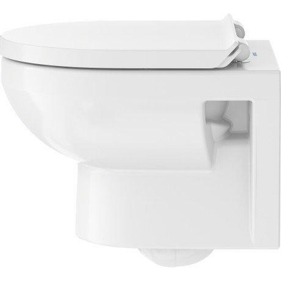 Duravit DuraStyle Basic pack WC suspendu à évacuation profonde sans bride 36,5x48cm avec abattant à frein de chute blanc