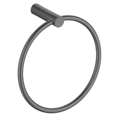 Wiesbaden Ida handdoekring Gunmetal SHOWROOMMODEL