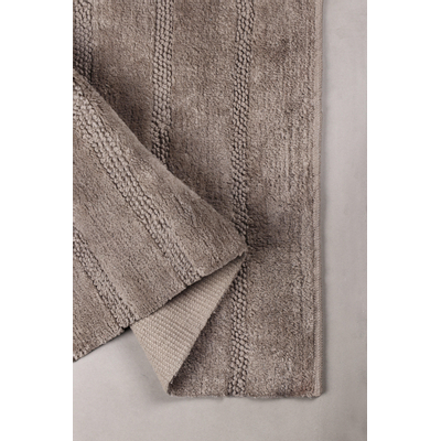 Differnz Stripes Tapis de bain 45x75cm Taupe