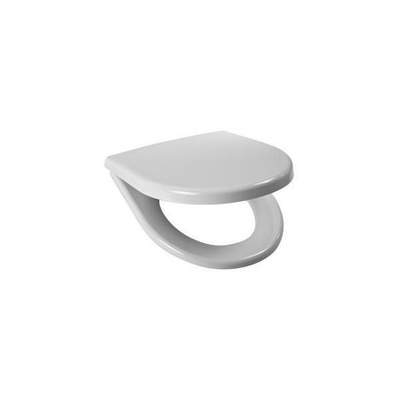Jika Lyra Plus toilettzitting met deksel wit met rvs bevestiging zonder softclose