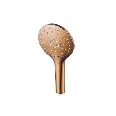 Fortifura Nebbio Ensemble de douche pluie - robinet encastré - élément encastré - barre de glissement - flexible de douche métal - douchette ronde - bras mural 35cm - pomme de douche ronde - cuivre brossé PVD (cuivre)
