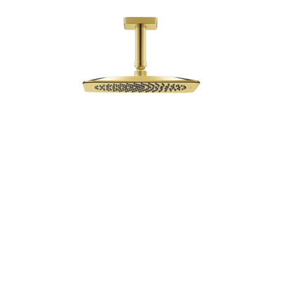 AXOR Citterio C douche de tête - 27x27cm - avec raccord plafond - polished gold optic (doré)
