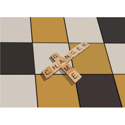 CIPA GRES Colourstyle carreau mural et de sol - 10x10cm - 7.2mm - Carré - rectifié - Ivoire mat