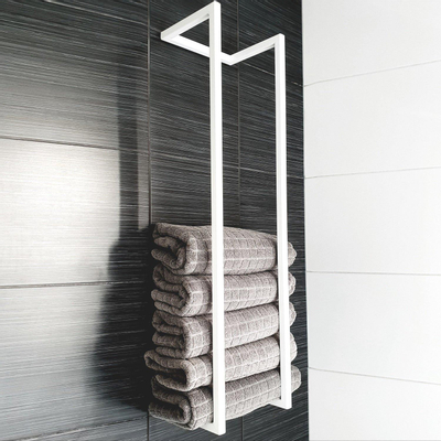 Saniclass Dual Porte-serviettes - 95x25x20cm - blanc mat