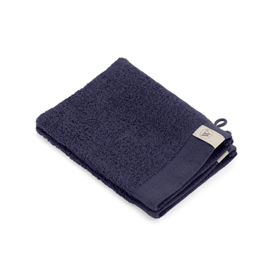 Walra Soft Cotton Washand set van 2 16x21cm 550 g/m2 Navy OUTLETSTORE
