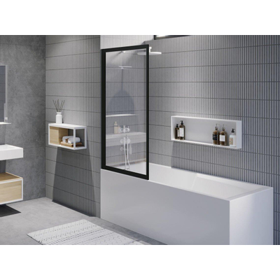Riho Lucid GD501 badwand - 80x150cm - 6mm - zwart