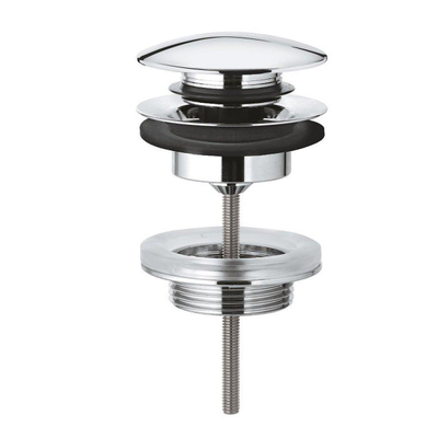Grohe Lineare New Waterbesparende Wastafelkraan - XS-Size - met temperatuurbegrenzer - met klikwaste - chroom