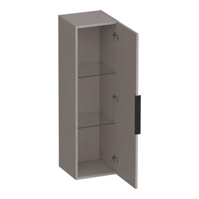 BRAUER Elevate armoire de salle de bains - 120x35x35cm - poignée rapportée excl. - 1 porte - ouverture à gauche ou à droite - Timber Greige