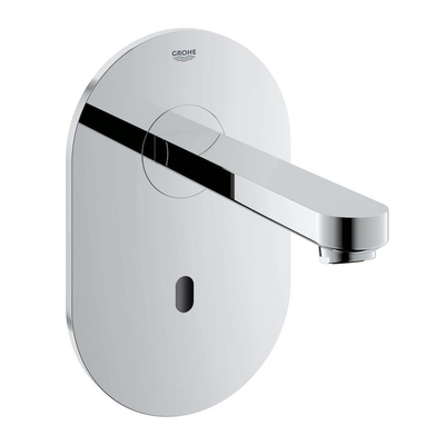 Grohe Euroeco Cosmopolitan E Afbouwdeel - voor wandkraan - met uitloop 17cm - zonder menging - met transformator 230V - chroom
