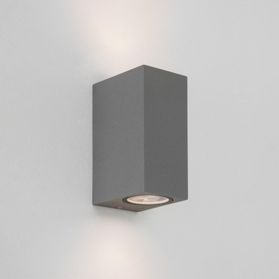 Astro Chios 150 Applique murale 15x6,8x9,2cm IP44 culot GU10 gris structuré