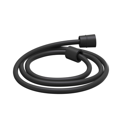 IVY Pact Ensemble de douche pluie - encastré - symmetry - 2 robinets d'arrêt - bras de plafond 15 cm - tête de douche slim 25 cm - barre de douche avec sortie - flexible de douche 150 cm - douchette 3 jets - Noir mat PED