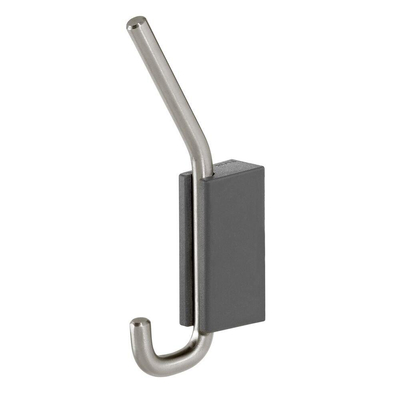 Tiger Cliqit Haak groot RVS geborsteld / Donkergrijs 1.9x13.6x5.8cm