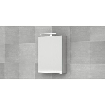 Bruynzeel Armoire de toilette 50x70cm avec 1 porte sans éclairage Noir