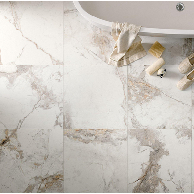 Edimax Astor Golden Age carrelage mural - 30x30cm - 10mm - Écailles de poisson - Aspect marbre - Beige mat