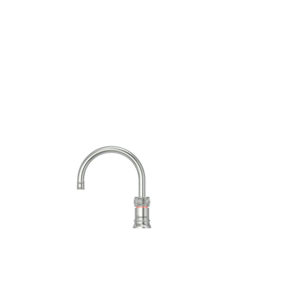 Quooker BE Classic Nordic Round robinet d'eau bouillante - bec pivotant - réservoir Combi - eau chaude / eau bouillante - inox