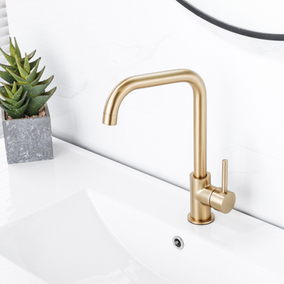 Adema Sparkle 2.0 Keukenkraan - hoog - goud mat TWEEDEKANS