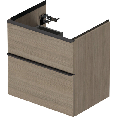 Duravit D-neo Meuble sous vasque 63.4x45.2x62.5cm 2 tiroirs Chêne (terra) mat