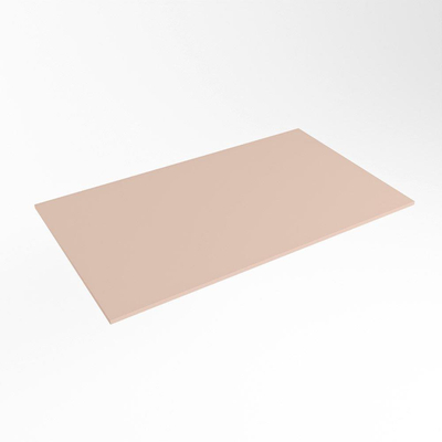 Mondiaz TOP 30 Topblad - 70x30x0.9cm - geschikt voor afdekplaat - Solid surface - Rosee