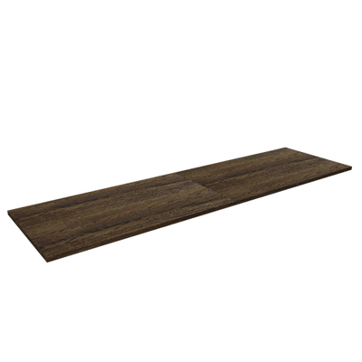 Saniclass Tops Topblad - 161x46x2cm - eiken charcoal