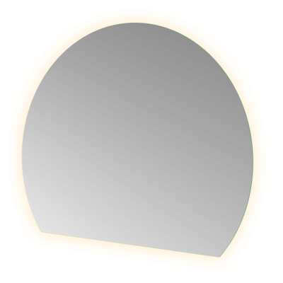 Hotbath &MORE Spiegel - 160x130cm - direct en indirect LED - spiegelverwarming - color changing - dimbaar - met afstandsbediening - zilver