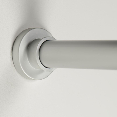 Sealskin Seallux Tringle de rideau de douche Set combinée. Ø 28 mm Aluminium Aluminium mat pour 90x90. 90x90x90 ou 80x170 cm