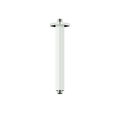 Adema Alcedo plafondarm - 30cm - vierkant - geborsteld nikkel vierkant