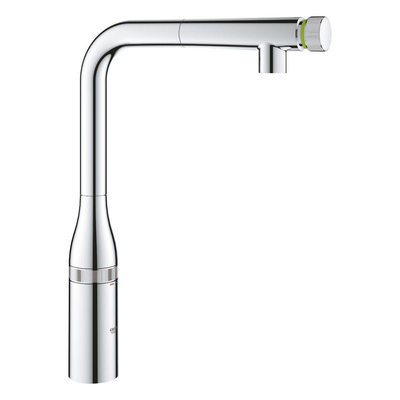 GROHE Essence Mitigeur de cuisine - haut - bec pivotant/extensible - chrome