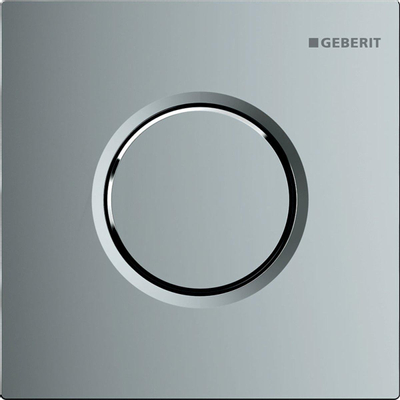Geberit type 01 plaque de commande pour urinoir - pneumatique - bouton rond - chrome brillant