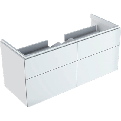 Geberit Xeno2 meuble sous-vasque 4 tiroirs 117,4x46,2cm blanc brillant