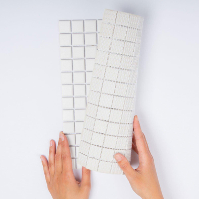 La Mosaic Factory London carreau mosaïque - 30x30cm - carrelage mural et de sol - Carré - Porcelaine Super White Mat