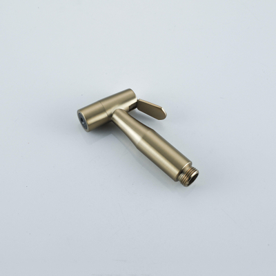 FugaFlow Eccelente Acces Bidetset - handdouche - slang 150cm - houder - Geborsteld Messing PVD (Goud)