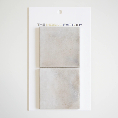 SAMPLE The Mosaic Factory Kasba carreau mosaïque -15x25cm - carreau mural - Carré - Porcelaine Sand brillant