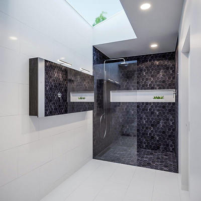 Mondiaz CUBB Armoire de toilette miroir - 150x70cm - 3 portes - Dark Brown (brun)