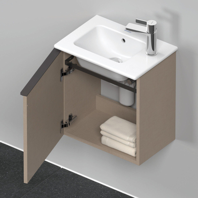 Duravit D-neo Meuble sous vasque 41x27.4x44cm 1 porte Lin mat