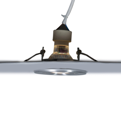 QAZQA Xena spot encastrable - set de 6 - 8x8cm - IP44 - rond - acier