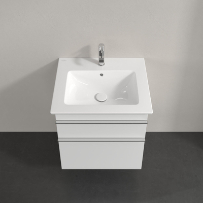Villeroy & Boch venticello Meuble sous lavabo 55.3x47.7x59cm avec 2 tiroirs blanc glossy