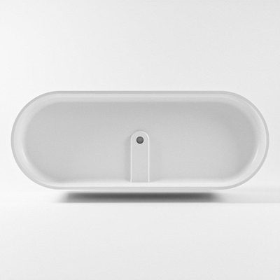 MONDIAZ NOBLE Baignoire autoportante - 180x75cm - talc