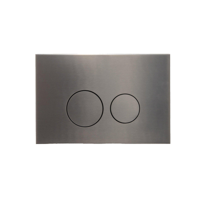 FugaFlow Eccelente Press Plaque de commande DualFlush pour bâti-support Geberit UP320 Métal Rond Gunmetal
