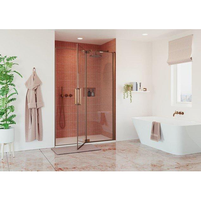 Crosswater Optix Panneau latéral - pour Pivot inline - 90cm - Bronze brossé